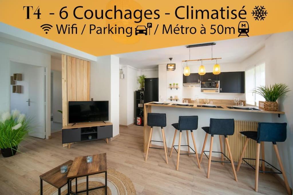 Fully Equipped Apartment With Parking 6 Beds 마르세유 외부 사진